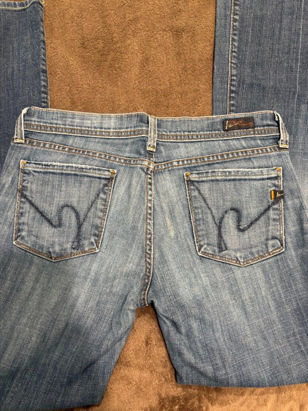Citizens of Humanity Ingrid Flare Jeans 002-001 Medium Wash Sz 30 Low Rise